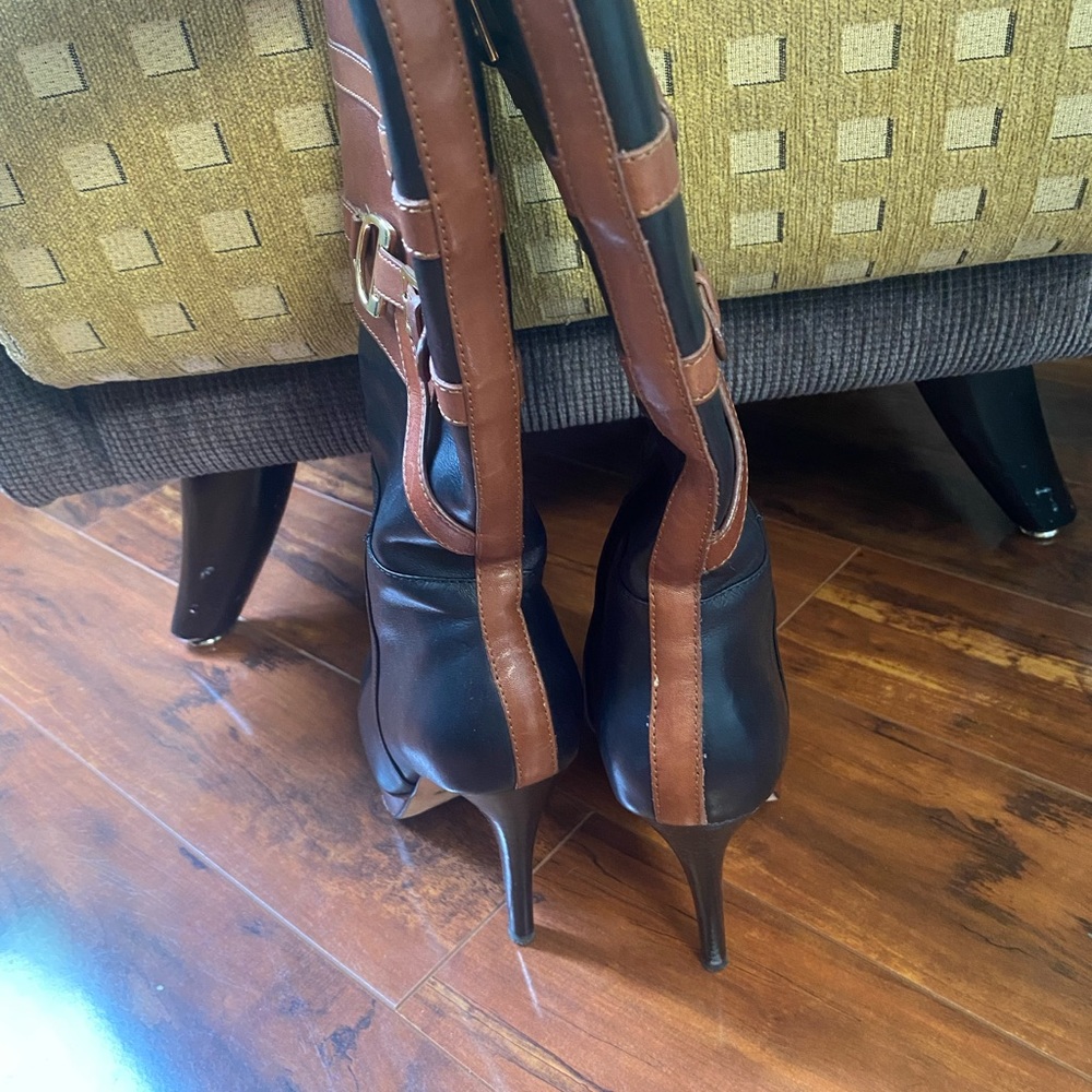 Cole Haan black & Brown boots - Picture 4 of 8